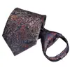 Gravata Masculina Executiva de Negócios Casamento Masculino Zíper Profissional Fácil de Puxar 8cm Primavera Nova