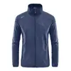 Verano cuello alto protección solar hombre delgado transpirable ropa para piel de mediana edad verano deportes ropa protección solar abrigo de hombre