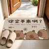 Alfombra de Franela en Stock, Felpudo para Baño, Felpudo Personalizado con Logo y Diseño Impreso, Publicidad de Cocina, Entrega Directa de Fábrica