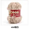 Fio de Pelo Veludo de Visom Pelo Espesso Bola de Lã de Coelho Veludo Coral Tricô à Mão DIY Cachecol Gancho Chapéu Chinelos
