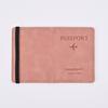 Portapasaporte de PU Bolsa de Almacenamiento de Documentos Funda para Tarjeta de Embarque Pasaporte Portatarjetas de Viaje Estuche para Pasaporte Funda de Cuero Estilo Retro Europeo y Americano