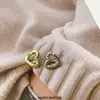 Hebilla de Anillo de Amor de Moda Diseño de Botón Metálico Hebilla en Forma de Corazón Prendas de Punto Cárdigan Suéter Traje Hebilla Decorativa