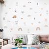 Pegatinas de pared para habitación infantil, diseño de estrellas, flores, arcoíris, hojas, Amazon