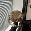 2026 Nueva Celebridad de Internet Bolso Cruzado de Pana con Lunares Estilo Coreano Ins Retro Mini Versátil Bolso de Hombro +
