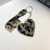Espejo en Forma de Corazón Peine Pequeño Peine de Acetato Colgante de Peine Accesorio de Bolso Simple Versátil Mango de Peine Llavero