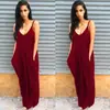 Ebay AliExpress comércio exterior vestido de praia Europeu e Americano irregular alça fina V profundo Bolso vestido feminino