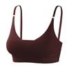 Sujetador Inalámbrico para Mujer, Sujetador Deportivo Talla Grande, Hermosa Espalda Push-Up Estilo Camisola Sujetador de Yoga Sin Costuras para Mujer