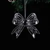 Colgante Decorativo Acrílico de Navidad, Colgante Decorativo de Atmósfera Navideña de Cristal de Alta Transparencia, Accesorios Decorativos Creativos para Colgar en el Árbol