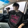 Camiseta Masculina Pesada de Manga Curta Estilo Americano, Nova Marca de Moda Tendência Verão 2026, Top Fresco Meia-Manga Estilo High-Street para Meninos