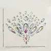 Venda Quente Transfronteiriça Adesivos de Diamante para Seios em Acrílico Adesivos Sexy para Seios Moda Europeia e Americana Balada Carnaval Adesivos Corporais Atacado