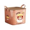 Caja de Almacenamiento Miscelánea Caja de Almacenamiento Doméstica de Dibujos Animados con Asa Sala de Estar Juguete Snack Armario Caja de Almacenamiento de Plástico con Tapa