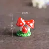 Musgo Ecológico Micro-Decorativo Adornos DIY, Botellas Decorativas, Decoraciones de Mini Paisajes de Suculentas, Mini Hongos de Dibujos Animados