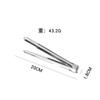 Pinza para hielo de acero inoxidable 304, antideslizante, para caramelos de roca, hielo, fruta, pequeña, para ingredientes de cocina, para alimentos.