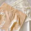 Mousse doce ~ simples cueca doce menina puro algodão japonês fino respirável cuecas femininas de peça dupla