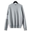 Sudadera con cuello redondo TB para hombre, talla oversize, unisex, holgada, con cuatro barras, algodón, talla única (OS), top de punto grande