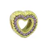 Banho de Vácuo Ouro 18k Contas Panjia Desenho Animado Encanto Fofo DIY Colar Pingente Pulseira Contas Miçangas