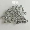 Materiales para Abalorios DIY Punto de Cruz Relleno de Plata 3mm Cuentas de Semilla Pulsera Collar Cuentas Espaciadoras de Cristal Diseño Original