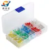 F3 3mm F5 5mm Diodo emissor de luz LED tubo emissor de luz em caixa 100 unidades por cor 5 cores total 500PCs