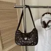 Bolsa linda de gran capacidad estilo coreano, nuevo bolso de hombro de moda otoño 2026, bolso de axila simple y elegante para el día a día