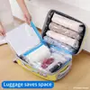 Maleta de viaje estacional transfronteriza bolsa de compresión sin vacío enrollable a mano bolsa de almacenamiento de viaje estilo enrollable a mano compresión sin vacío