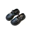 Sapatos de Couro para Meninas 2026 Nova Coleção Primavera e Outono Sapatos de Performance Macios para Crianças Sapatos de Princesa para Meninas Sapatilhas Estilo Britânico Sapatos da Moda