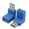 Adaptador USB 3.0 de estoque Adaptador USB para cima e para baixo Adaptador USB macho para fêmea de 90 graus