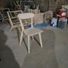 Silla de Comedor de Madera Maciza de Caucho para Casas de Huéspedes, Hoteles, Uso Doméstico, Oficina, Comercio Electrónico Transfronterizo, Silla Cómoda con Respaldo