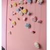 Cortina de Puerta de Corazón de Niña Caiyun Sanou Kulomi Perro Yugui Decoraciones de Puerta para Habitación Infantil Dormitorio Cortina Divisoria Cortina Colgante