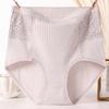 4035 Roupa Íntima para Mães de Meia-Idade Feminina Algodão Puro Cintura Alta Tamanho Grande Vermelho Benmingnian Shorts Femininos Meia-Idade e Idosos Tigre