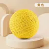 Juguete para Gatos Bola de Sisal Extra Grande Bola de Cuerda de Papel Juguete de Caza para Gatos Juguete para Mascotas Autorelievo Amargo y Resistente a los Arañazos Bola de Sonido