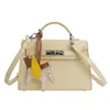 Bolsa de Mão Kelly Retrô Elegante de Luxo com Padrão de Crocodilo, Bolsa de Ombro, Bolsa Transversal Diária de Luxo Discreto