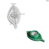 Molde de Resina DIY Suporte de Vela Folha Suporte de Vela Folha de Ginkgo Folha de Banana Base de Vela de Gesso Molde de Silicone