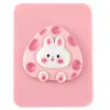 Venda Direta da Fábrica Desenho Animado Animal Fofo Queijo Tampa Flip Pequeno Espelho Portátil Dobrável Espelho de Maquiagem para Meninas