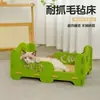 Nido para Gatos de Dos Niveles, Cama para Mascotas Estilo Agujero de Árbol para Gatitos, Cueva para Gatos Multicapa, Casa Cueva Escondite de Fieltro