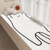 Alfombrilla de Bay Window de Dibujos Animados para Uso Doméstico, Cojín para Repisa de Ventana de Dormitorio, Alfombrilla de Balcón, Alfombra, Alfombrilla Gruesa de Cachemira Sintética, Alfombrilla Decorativa