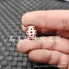 Ágata Rojo y Blanco Cuentas Dzi Jade Cuentas Sueltas Diente de Tigre Noble Suerte Gran Ave Fénix Cuentas Cubo Lezhu Cuentas para Joyería