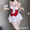 Novo Original Sexy sexy lingerie cos enfermeira costume sedutor uniforme paixão terno flertando quente geração B47