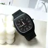 Reloj cuadrado de TikTok de celebridad de Internet para mujer estilo universitario ins para hombre y mujer reloj de cuarzo de moda coreano simple para estudiante reloj electrónico