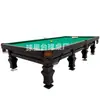 Mesa de Bilhar Estilo Russo, Modelo Comercial Padrão para Salas de Bilhar de Adultos, Tampo de Mármore, Bola 8 Negra Estilo Chinês, Mesa de Bilhar Estilo Russo