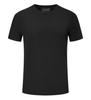 Camiseta de nailon y elastano de secado rápido de alta elasticidad, sudadera deportiva con estampado de logotipo, seda fina de hielo, media manga