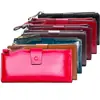 Cartera de Cuero Transfronteriza 2023 Nueva Larga de Piel de Vaca Multi-tarjeta Gran Capacidad Clutch Multifunción Bolsa para Tarjetas
