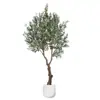 Planta Verde Artificial Falsa 2.8 m Árbol de Olivo Decoración Interior y Exterior Árbol de Olivo de Comercio Exterior