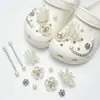 Accesorios para zapatos con agujeros, hebillas para zapatos de bricolaje con dibujos animados, hebillas para zapatos con flores, accesorios para hebillas de zapatos, accesorios para hebillas, hebillas para zapatos de PVC.