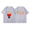 Nova camiseta de verão unverano sin ti bad bunny novo álbum manga curta masculina e feminina 2DT