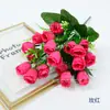 Flores Artificiales, Ramo de Tulipanes de 18 Cabezas, Decoración Floral para Sala de Estar y Jardín, Flores Falsas, Caja de Flores para Proyectos, Venta al por Mayor de Arreglos Florales