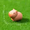 Paisaje en miniatura, lindas figuritas de capibara, decoraciones DIY de jardinería y paisajismo, accesorios colgantes, adornos pequeños
