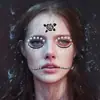 Tatuaje de Pegatina para Cara del Día de Muertos Desechable Impermeable al Sudor Maquillaje del Día de Muertos Sombra de Ojos Tatuaje de Cicatriz
