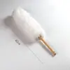 Plumero de Fibra Sin Forro Polvo Plumero de Polvo Limpieza del Hogar y Artefacto de Limpieza Madera de Haya Ligero y Fácil Almacenamiento