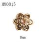 Productos de cobre que conservan el color Plata tibetana oro florero accesorios con cuentas hechos a mano sombrero de flores florero cuentas sueltas material de joyería accesorios