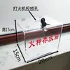 Caja de Almacenamiento de Fuego de Acrílico, Encendedor de Cigarrillos de Incienso, Caja Segura Transparente, Caja de Almacenamiento de Montaje en Pared, Caja de Colección de Fuego